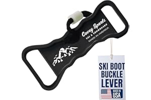 Covey Sports Ski Boot Buckle Lever Tool & Ski Boots Carrier Skiing Accessories - Multi-Purpose Buckletite for Quick Adjustments, Easy Carrying & Ice Removal - American-Made Rugged Tool