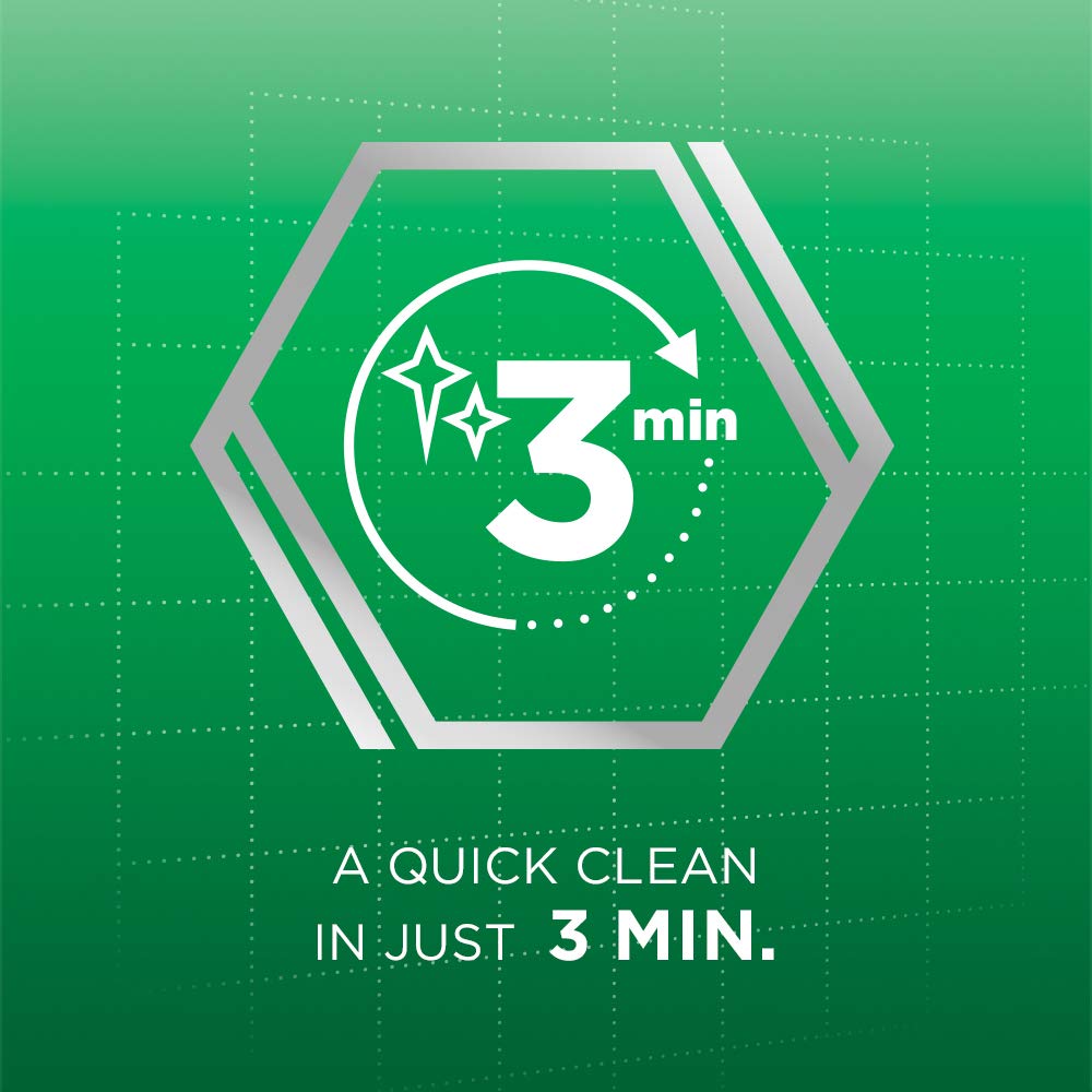 Polident 3 Minute Triple Mint Antibacterial Denture Cleanser Effervescent Tablets, 120 count: Beauty