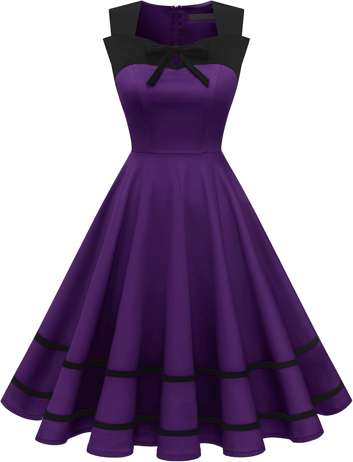DRESSTELLS Women's 50s Vintage Dress Party Bridesmaid Cocktail Dress