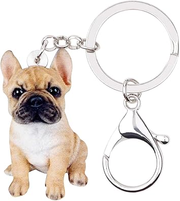 french bulldog keychain