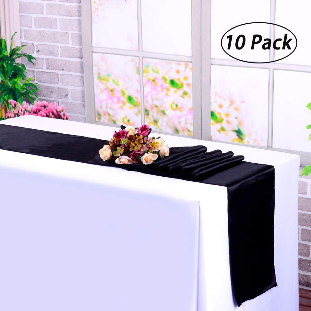 Best Black Linen Table Runner Black