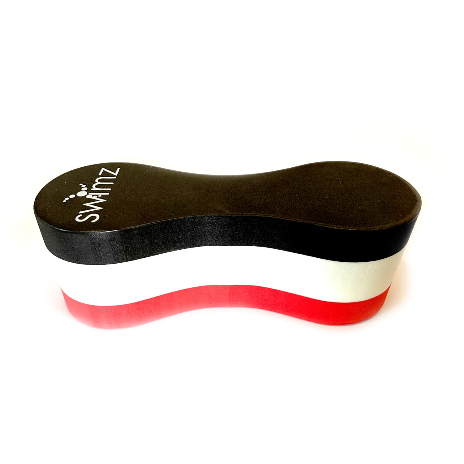 Swimz Junior club Pull Buoy - Black/White/Red - Technique & Body Alignment Training Aid