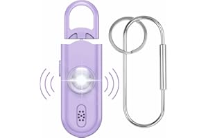 Softvox Safe Sound Personal Safety Alarm for Women, 130 dB Loud Siren with Strobe LED Flashlight, Safety Alarm Keychain Helps Women, Men, Children, Elderly Emergency Call