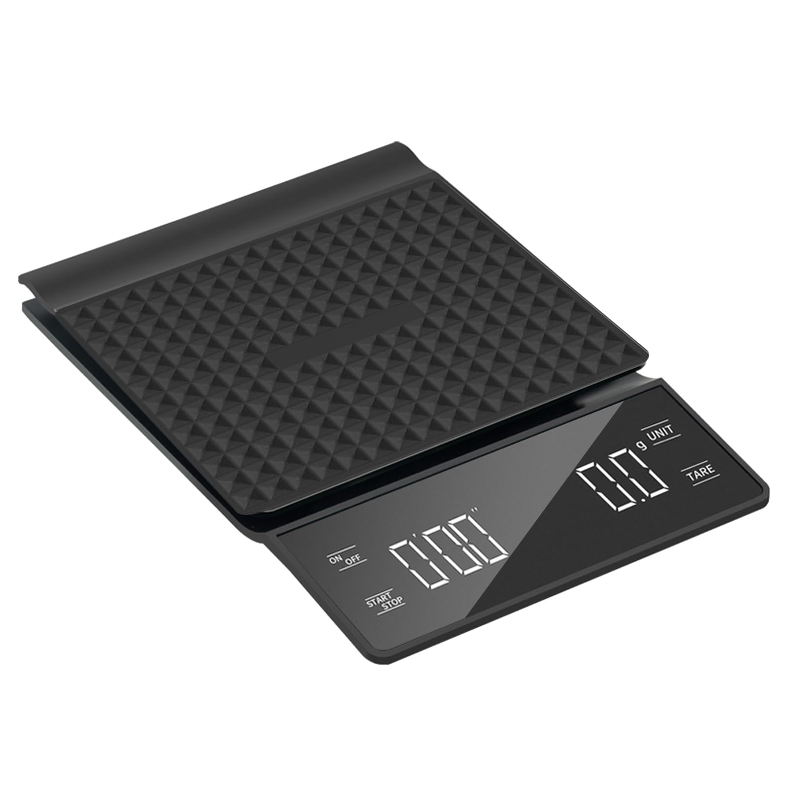 Photo 1 of Fyueenix 3kg/0.1g High Precision Coffee Scale with Timer, Backlit LCD Display, Tare Function, and Unit Conversion for Espresso, Pour Over, Drip Brewing