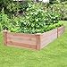 Pataku Patio Wooden Raised Garden Bed Kit for Backyard,Patio Planting Bed 96 inches x24 inches x10 inchesthumb 4