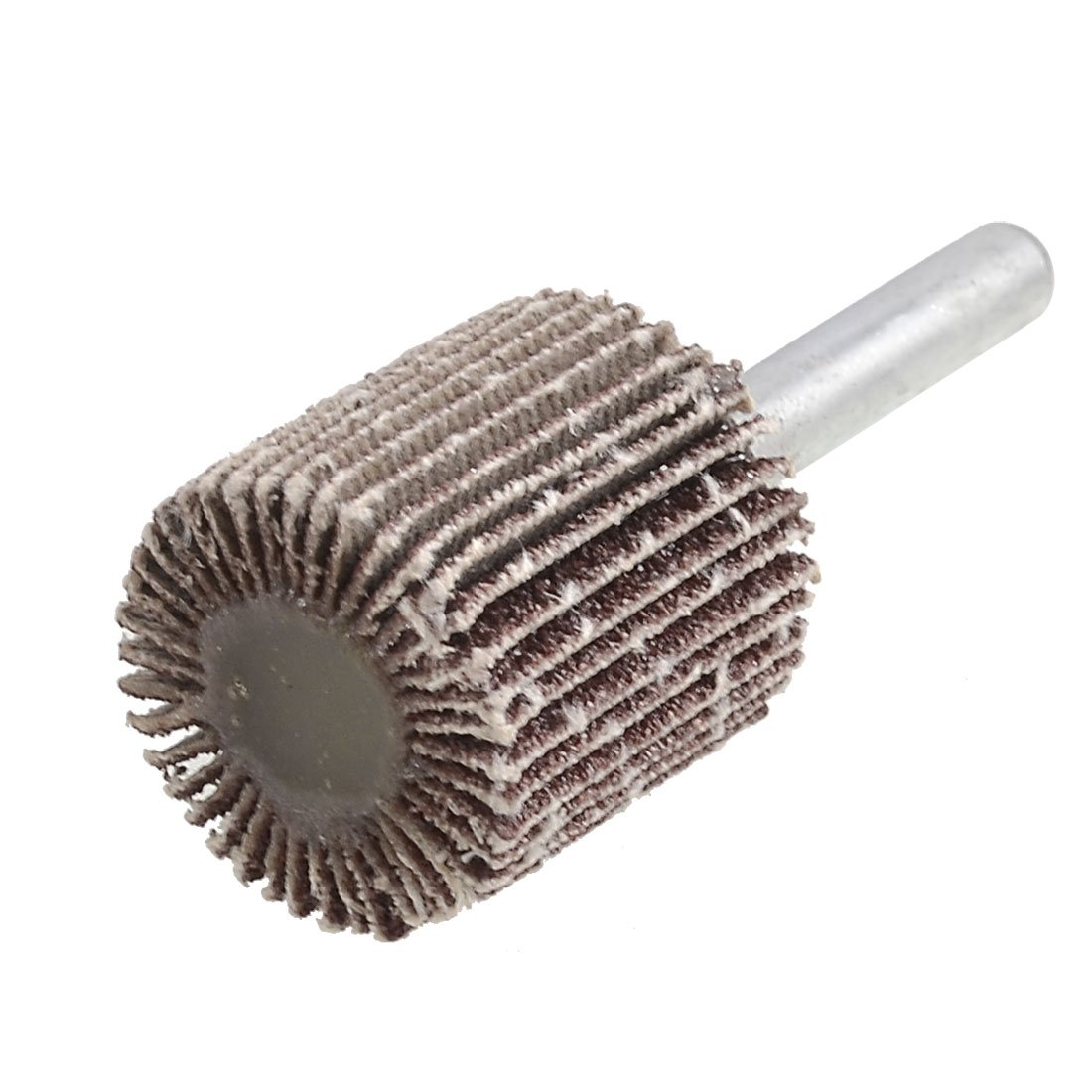 Sourcingmap 25mm x 25mm x 6mm 15000 RPM Shaft Mounted Flap Wheel Brush 80#