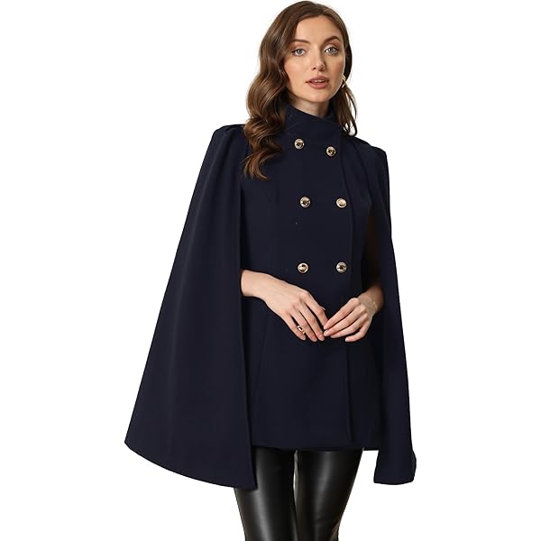 Amazon.com: Allegra K Women's Cape Blazer Split Sleeve Button