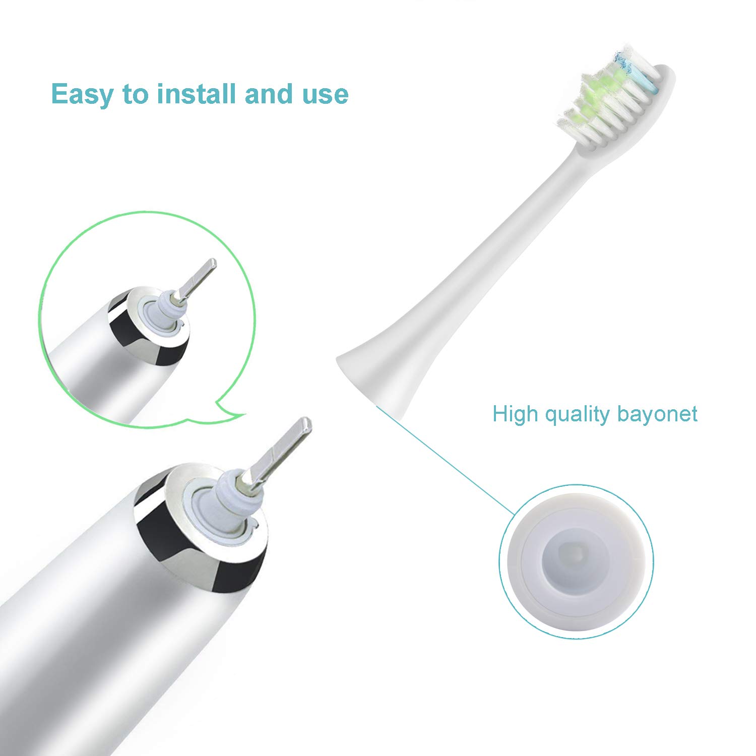 Toothbrush Heads,Replacement Brush Heads For Philips (4 pack)