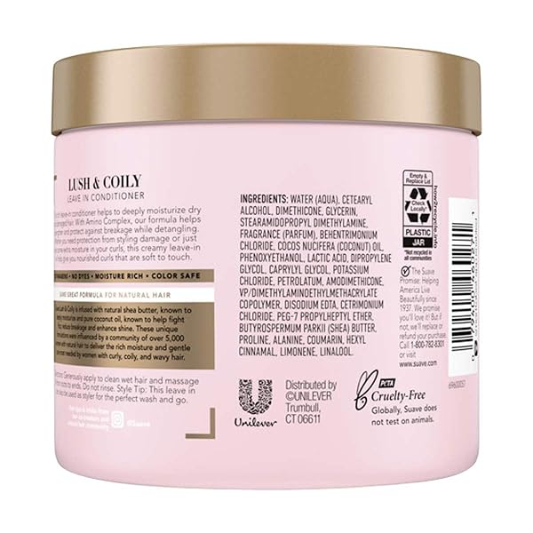 SUAVE PROFESSIONALS NATURAL SHEA BUTTER COCONUT NOURISH & STRENGTHEN LEAVE-IN CONDITIONER 13.5 FL OZ