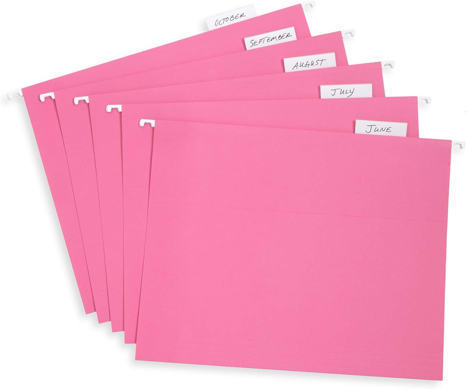 Blue Summit Supplies Hanging File Folders, 25 Reinforced Hang Folders, Designed for Home and Office Color Coded File Organization, Letter Size, Black, 25 Pack : Office Products