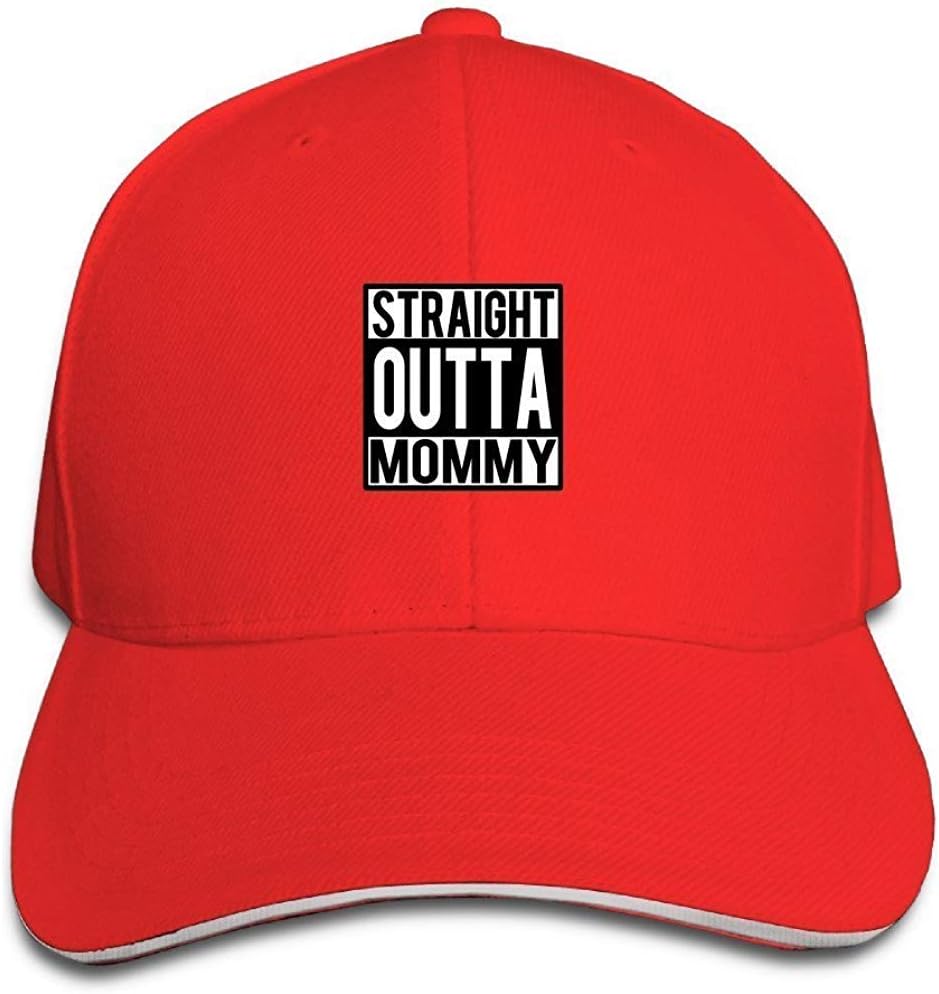 Straight Outta Mommy Sports Red