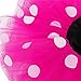 IBTOM CASTLE Girls Princess Formal Cartoon Polka Dots Birthday Tutu Dress Up Costume Leotard Ballet Gymnastic Skirt + Ear Clothes Set Hot Pink+Black(Big Dots) 12-18 Months
