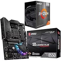 Ryzen 7 5700X3D MSI B550 GAMING PLUSセット セット商品（AMD + MSI） ☆Ryzen 7 5800X + MSI MPG B550