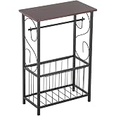 WESTHL End Table, Multifunctional Bathroom Table Indoor Side Table Coffee for Living Room Bedroom Kitchen