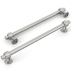 Amerdeco 10 Pack Brushed Satin Nickel Cabinet Pulls