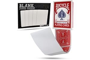 Magic Makers Bicycle Blank Face Red Back Card Deck