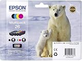 Epson 26 Polar Bear 4 Colour Claria Premium Ink Multipack