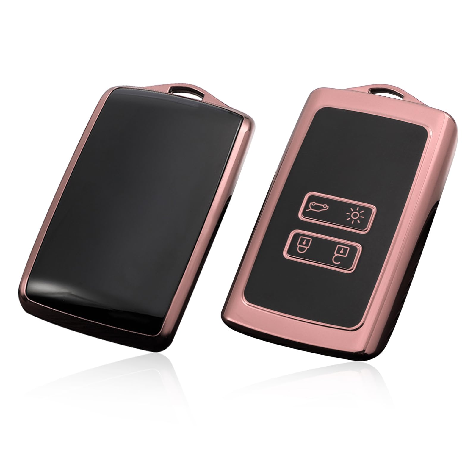 GAFAT Key Shells for Dacia Duster 3 2/ Bigster 2025 2026-2018 Key Case Cover Protection, TPU Silica Gel, Dacia Duster 3 Accessories, Bigster Accessories (Pink)