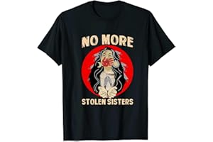 Gwdqone No More Stolen Sisters T-Shirt MMIW Missing Murdered Indigenous Native American