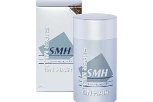 Super Million Hair Building Fibers - 25g Natural Hair Powder Hair Thickener for Thinning Hair Conceal Hair Loss in 10 Seconds Rain Wind Sweat Proof for Women Men SMH-25 23