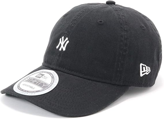 Amazon Co Jp ニューエラ キャップ 9thirty ニューヨーク ヤンキース パッカブル ミニロゴ ブラック スノーホワイト 服 ファッション小物