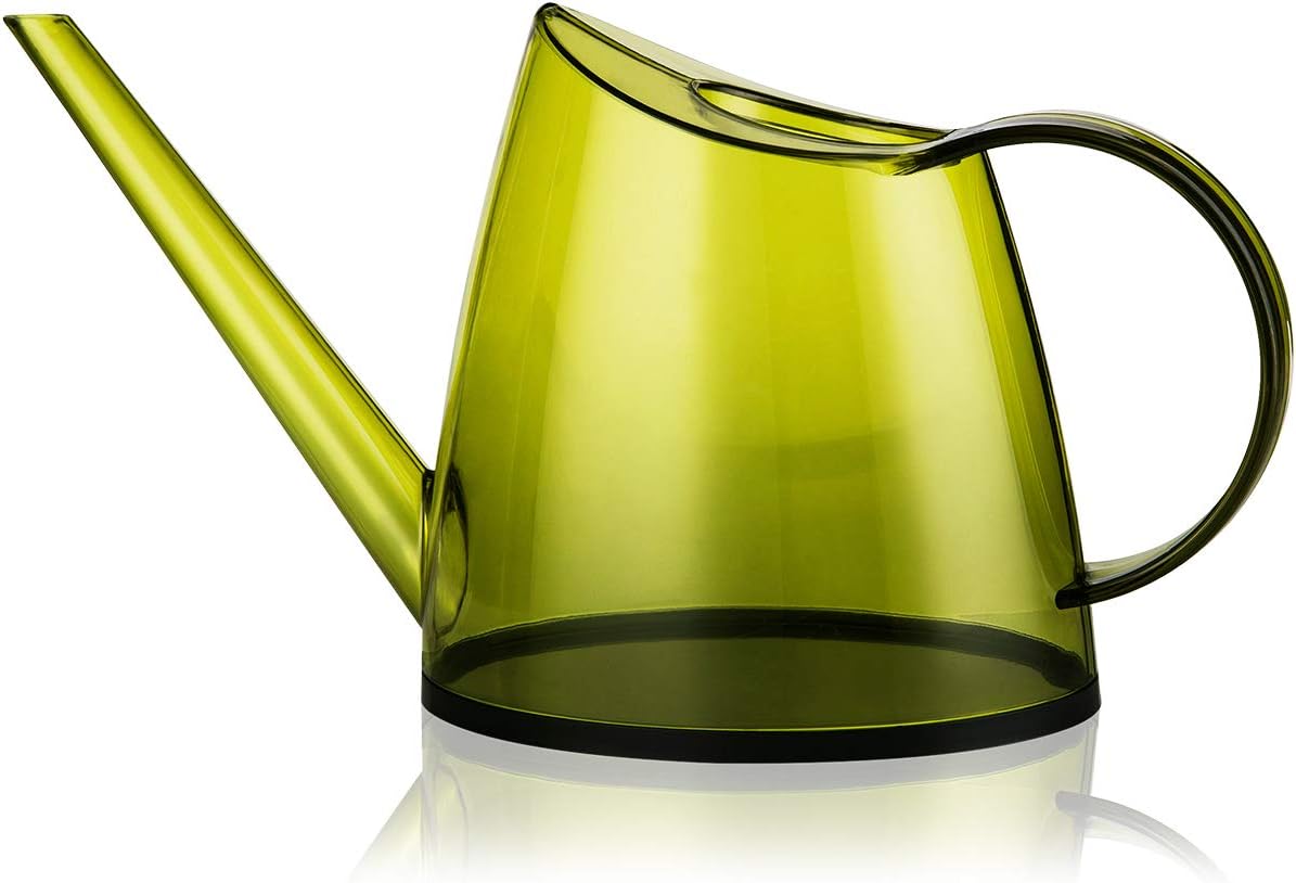Fusolo Watering Can Long Spout Watering Kettle Small Watering Pot for Indoor & Outdoor Watering Plants and Potted Flowers 47oz (1.4L, Green) : Garden & Outdoor