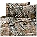 Realtree All Purpose Printed Sheet Set Queen Size Camouflage 4 Piece