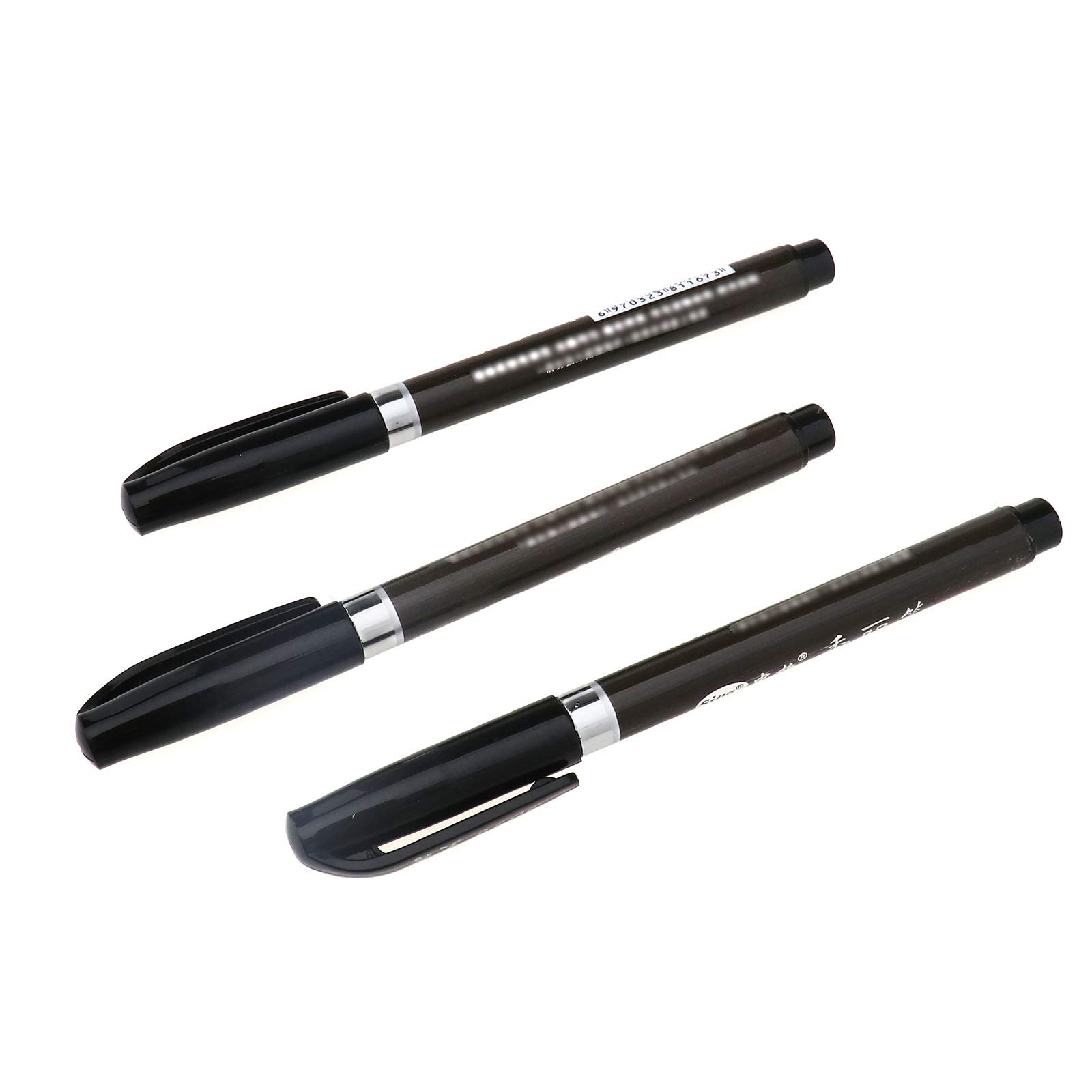 Be In Your Mind Calligraphy Brush Pens Black Soft Tip Brush Pen For Smooth Hand Lettering Signature Drawing Painting Chinese Calligraphy Practice 3 Assorted Set