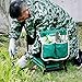 LANBOZITA Garden Seat Bench and Kneeler Foldable Stool With 2 Tool Pouches