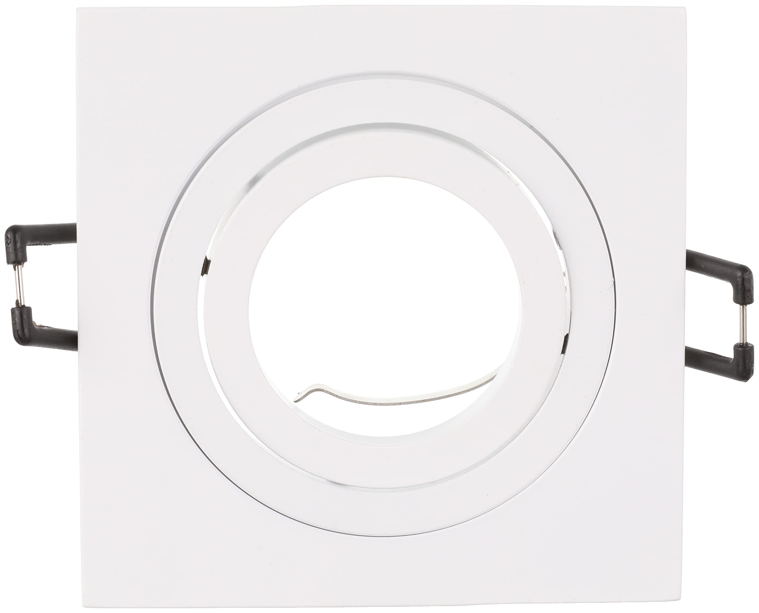 Wonderlamp Clasic W-E0 Square Recessed Spotlight, White, Pack of 10