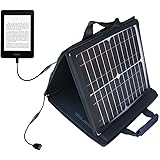 Gomadic SunVolt Powerful and Portable Solar Charger suitable for the Amazon Kindle Paperwhite - Incredible charge speeds for up to two devices