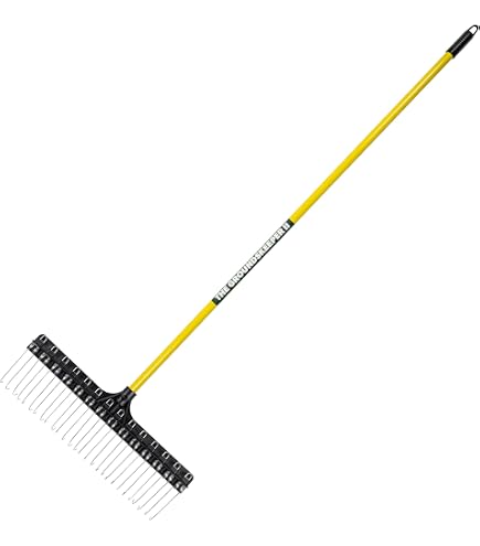 Rastrillo De 16 Dientes Mango Fibra De Vidrio Truper R-16mf | Cuotas sin interés