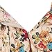 Musever Women's Pleated Vintage Skirts Floral Print Casual Midi Skirt