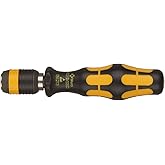 Wera 05051273002 Kraftform ESD 813 R Hexagon Bitholding Screwdriver, Non-Magnetic, 1/4-Inch Head, 90mm Blade Length