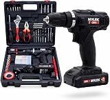 MYLEK Cordless Drill Set 18V 90-Piece Tool Kit with 1500mAh Battery Case view 1