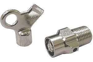 JONES STEPHENS CORP. 1/8"-27 IPS Male Bleeder Air Valve With Key