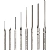 TEKTON Roll Pin Punch Set, 8-Piece | PNC93001 | 1/16 - 3/8 in.