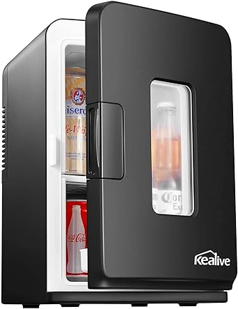 mini nevera 15l mini frigorifico portatil 12 v 220 v para coche y casa 2 en 1 termoelectrica nevera con funcion de frio y calor manija automatica