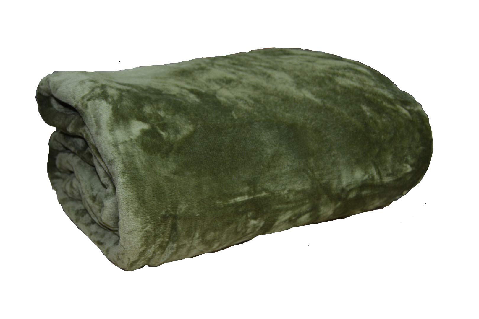 NG Distribution Deluxe faux fur soft Double King Throw Bed/sofa (Double 150 x 200, Olive Green)