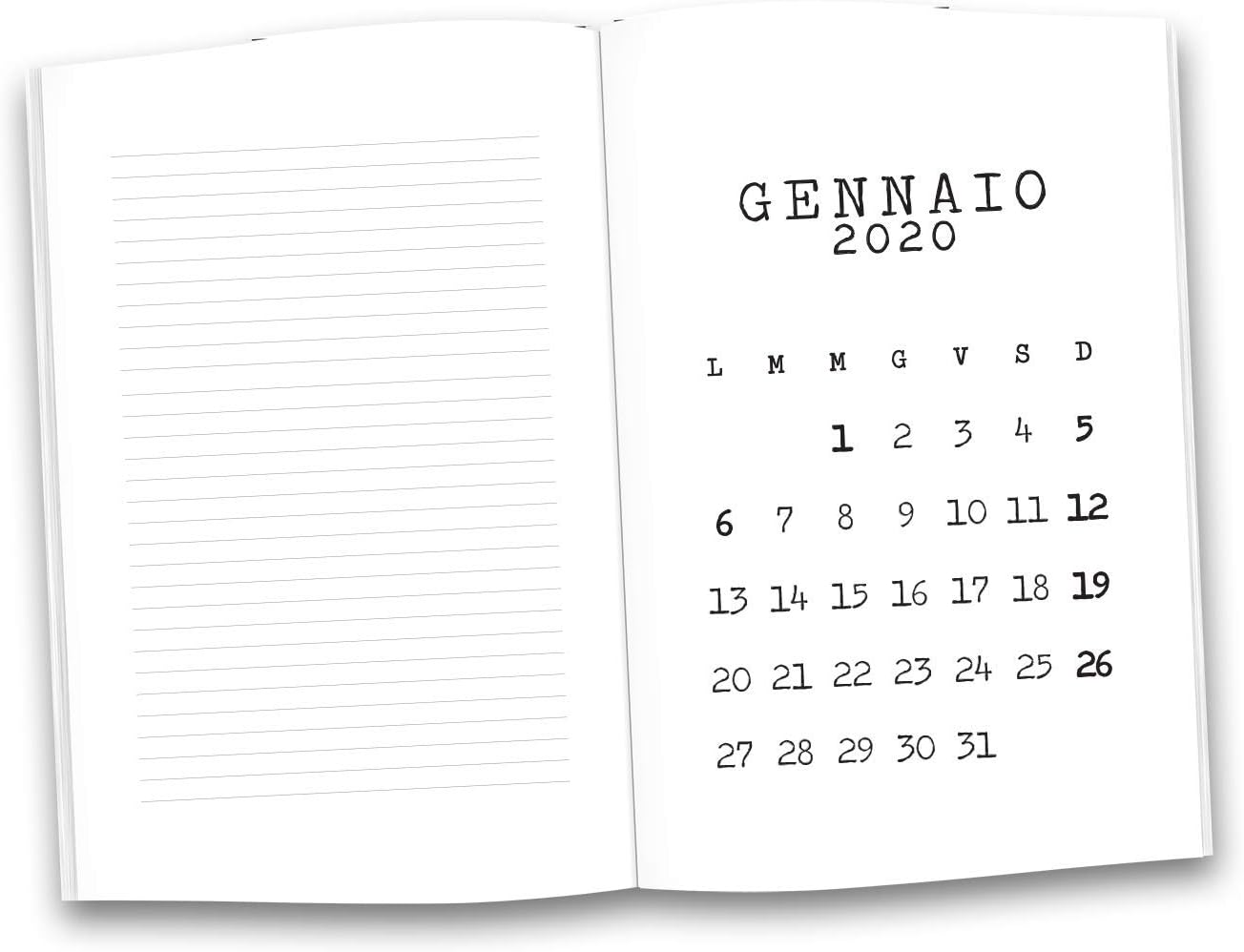 My Life Geniale 2020 Diary, Black - Image 4