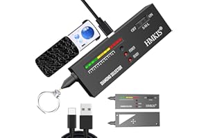 HMKIS Diamond Tester, Diamond Tester and 30X 60X 90X Jewelers Loop, Diamond Checker Selector for Novice and Expert(Non-Rechargeable)