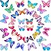 Chuangdi 32 Pieces Butterfly Clips Butterfly Glitter Barrette Hair Clips for Women Girls Hair Accessories