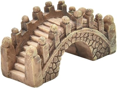 BESTIM INCUK Miniature Fairy Garden Bridge Ornament DIY Dollhouse Decor