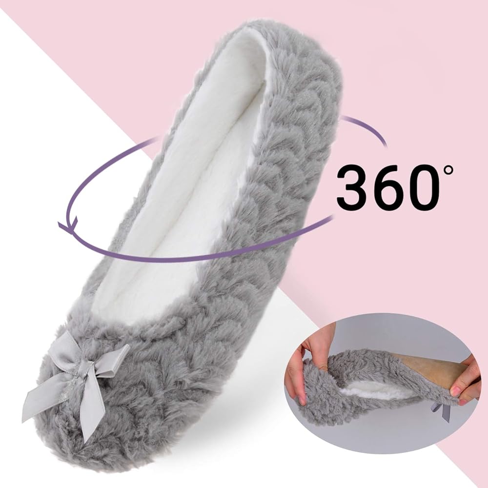 womens ballerina style slippers