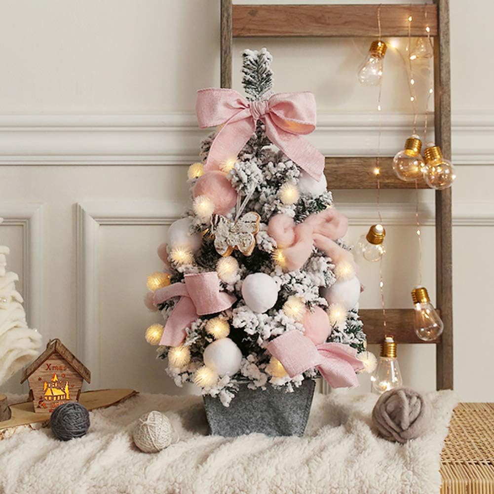 Raffinato Albero Di Natale Elegante.Z Bling Albero Di Natale Da Tavolo Con Decorazioni Albero Di Natale Artificiale Innevato 60 Cm Stelle Di Natale E Regali Altezza 60 Cm Verde Rosso Amazon It Casa E Cucina