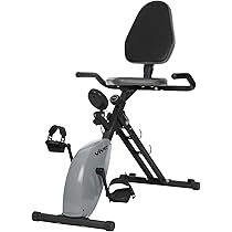  Vive Folding Exercise Bike App Included Upright X Stationary Cycle Machine Foldable Magic Resistance Home Fitness Equipment Indoor Cycling Workout For Men Women Elderly Digital Trainer Sports Outdoors