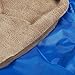 Lightspeed Outdoors XL Soft Plush Fleece Outdoor Stadium Rainproof and Windproof Picnic Blanket | 72” x 58” 2 Person Camp Blanket (Blue)