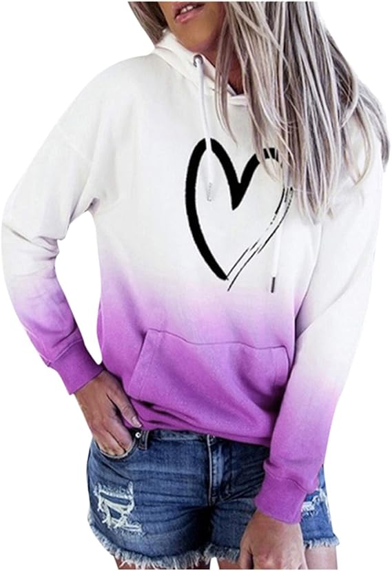 plus size purple sweatshirt