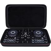 L LTGEM DJ Controller Case - Hard Storage Travel Protective Carrying Bag | Compatible with AlphaTheta DDJ-FLX2 DJ Controller, Black (Case Only)