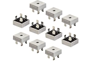 V TELESKY 10Pcs 4-Pin Bridge Rectifier Diode - AC to DC KBPC5010 50A 1000V Single Phase 50 Amp 1000 Volt Electronic Silicon Diodes